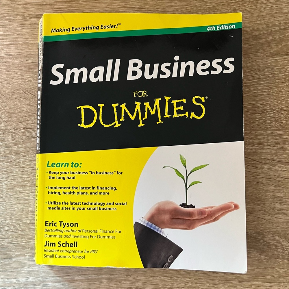Small Business For Dummies: Fourth Edition Eric Tyson Book